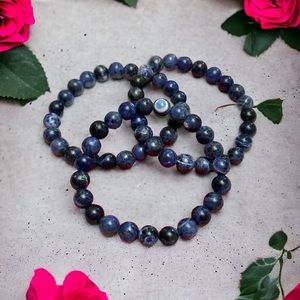 Natural Sodalite Crystal Bracelet